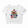 paw patrol birthday boy grandpa Crop Top