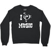 i love music Crewneck Sweatshirt