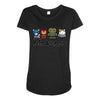 hello avengers Maternity Scoop Neck T-shirt