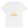 i'm a keeper V-Neck Tee