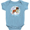 my boxer is my baby Baby Bodysuit