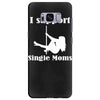 i support single moms stripper pole dancer funny saying Samsung Galaxy S8 Plus Case
