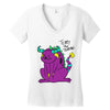 monster Women's V-Neck T-Shirt