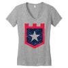 land of the free1 Women's V-Neck T-Shirt