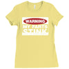 warning my farts Ladies Fitted T-Shirt