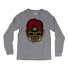 american football skull Long Sleeve Shirts