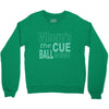 snooker where's the cue ball going Crewneck Sweatshirt