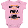 Super Cool Papa Of A Freaking Awesome Son Baby Onesie