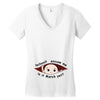 March Peeking Out Baby Boy Women's V-Neck T-Shirt