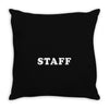 Staff Throw Pillow