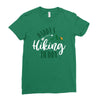 Daddy's Hiking Buddy Ladies Fitted T-Shirt