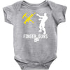 finger guns batle royal gaming Baby Bodysuit
