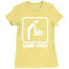 game over daddy funny Ladies Fitted T-Shirt