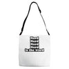nerd is the word Adjustable Strap Totes