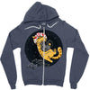 rebel cattack Zipper Hoodie