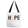 Hope Uterine Cancer Awareness Tote Bags