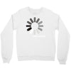 buffering  funny retro loading computer console fashion party Crewneck Sweatshirt