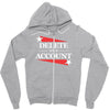 delete your account Zipper Hoodie