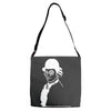 clockwork mozart orange Adjustable Strap Totes
