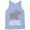 chubby unicorn rhino Tank Top