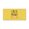 CHECK MEOWT CAT License Plate