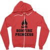 Bonfire Princess Zipper Hoodie