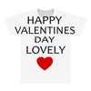 happy valentine day lovely All Over Men's T-shirt