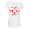 fornite victory royale red Maternity Scoop Neck T-shirt