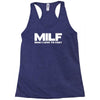 milf man i love to fart Racerback Tank