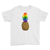 rainbow pineaplle Youth Tee