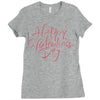 happy valentines day Ladies Fitted T-Shirt