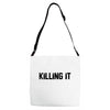 killing it bullet Adjustable Strap Totes