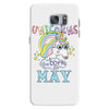 unicorns are born in may cute unicorn Samsung Galaxy S7