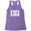 restroom sign sticker vinyl decal Racerback Tank