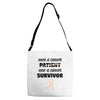 Once a Cancer Patient Now a Cancer Survivor Adjustable Strap Totes
