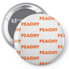 Peachy Pin-back button
