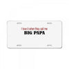 big papa License Plate