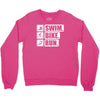 v6 swim bike run Crewneck Sweatshirt