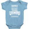 driver picks the music passenger shuts his cakehole Baby Bodysuit