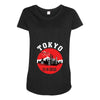 Tokyo City Maternity Scoop Neck T-shirt