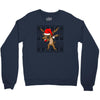 christmas reindeer dabbing Crewneck Sweatshirt