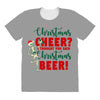 christmas cheer i thought you said christmas beer All Over Women's T-shirt