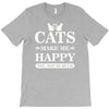 cats make me happy T-Shirt