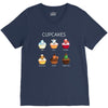 cupcakes V-Neck Tee