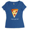 i love pizza! Women's Triblend Scoop T-shirt