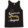 queens are born in august Tank Top