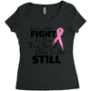 the lord will fight for you, you need only to be still Women's Triblend Scoop T-shirt