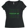 Vegan Af Women's Triblend Scoop T-shirt