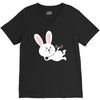 gym rabbit V-Neck Tee