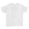 math mental abuse to humans Youth Tee